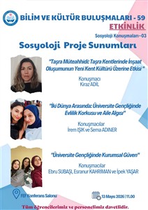 Sosyoloji Proje Sunumları