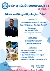 16 Nisan Dünya Biyologlar Günü